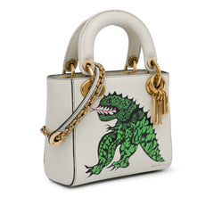 Limited Edition Niki De Saint Phalle Mini Dragon Calfskin Lady Dior