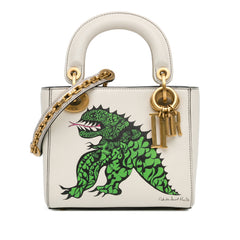 Limited Edition Niki De Saint Phalle Mini Dragon Calfskin Lady Dior_0