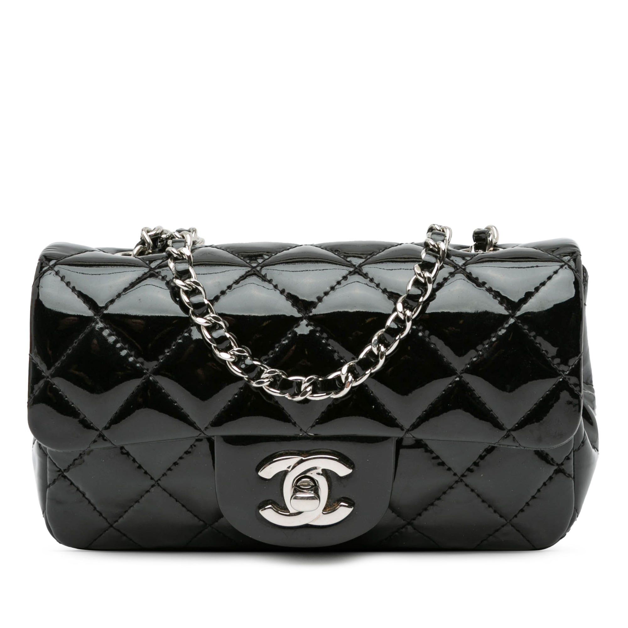 Extra Mini Rectangular Classic Patent Flap