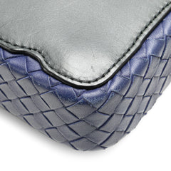 Intrecciato Trimmed Leather Crossbody