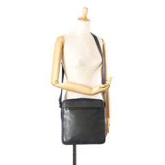 Intrecciato Trimmed Leather Crossbody