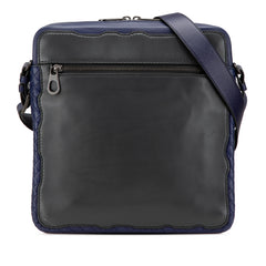 Intrecciato Trimmed Leather Crossbody