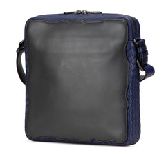 Intrecciato Trimmed Leather Crossbody