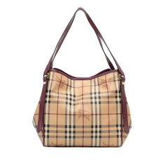 Haymarket Check Coated Canvas Canterbury Tote