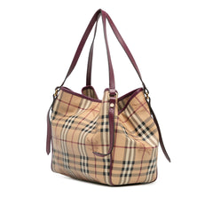 Haymarket Check Coated Canvas Canterbury Tote