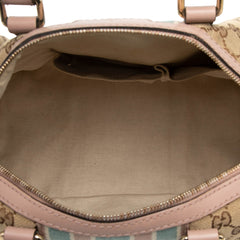 Medium GG Canvas Web Joy Boston Bag