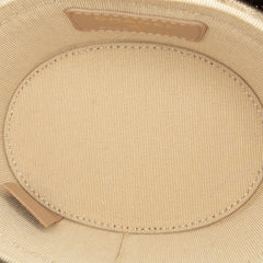 CC Metallic Lambskin Round Vanity Case_5