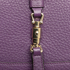 Pebbled Calfskin Piston Broadway Evening Bag