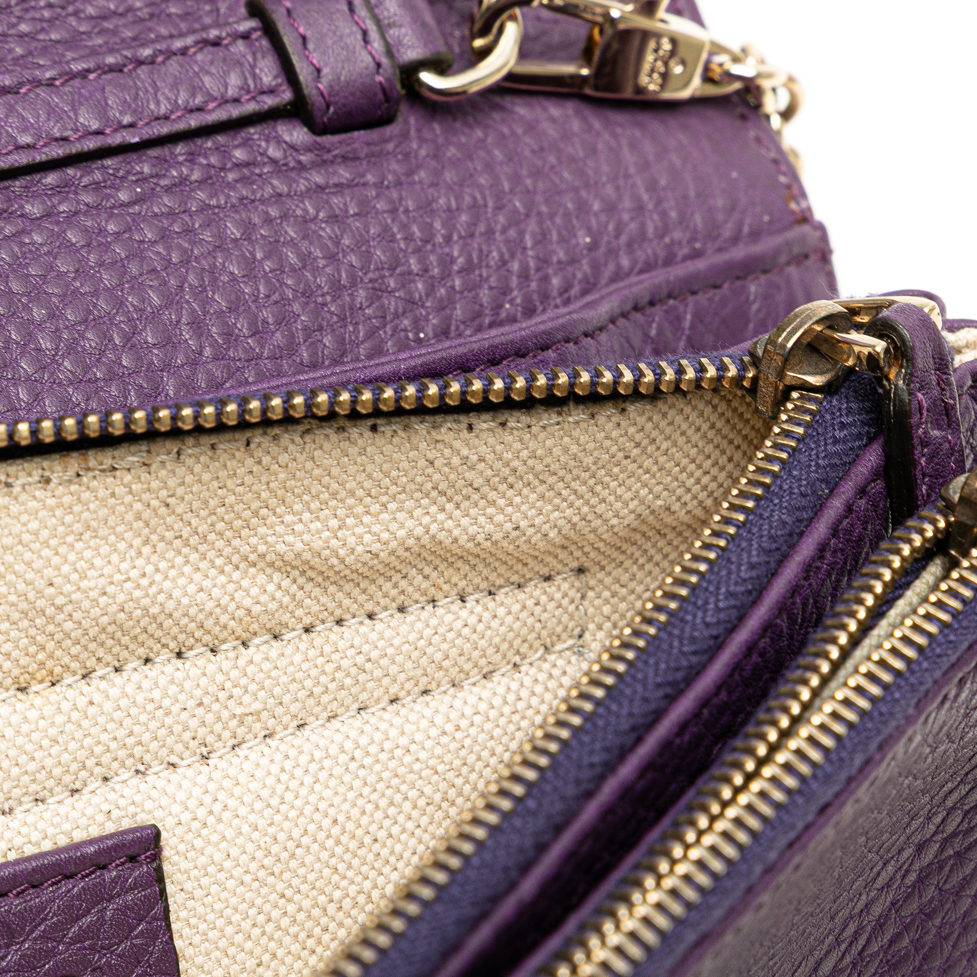 Pebbled Calfskin Piston Broadway Evening Bag