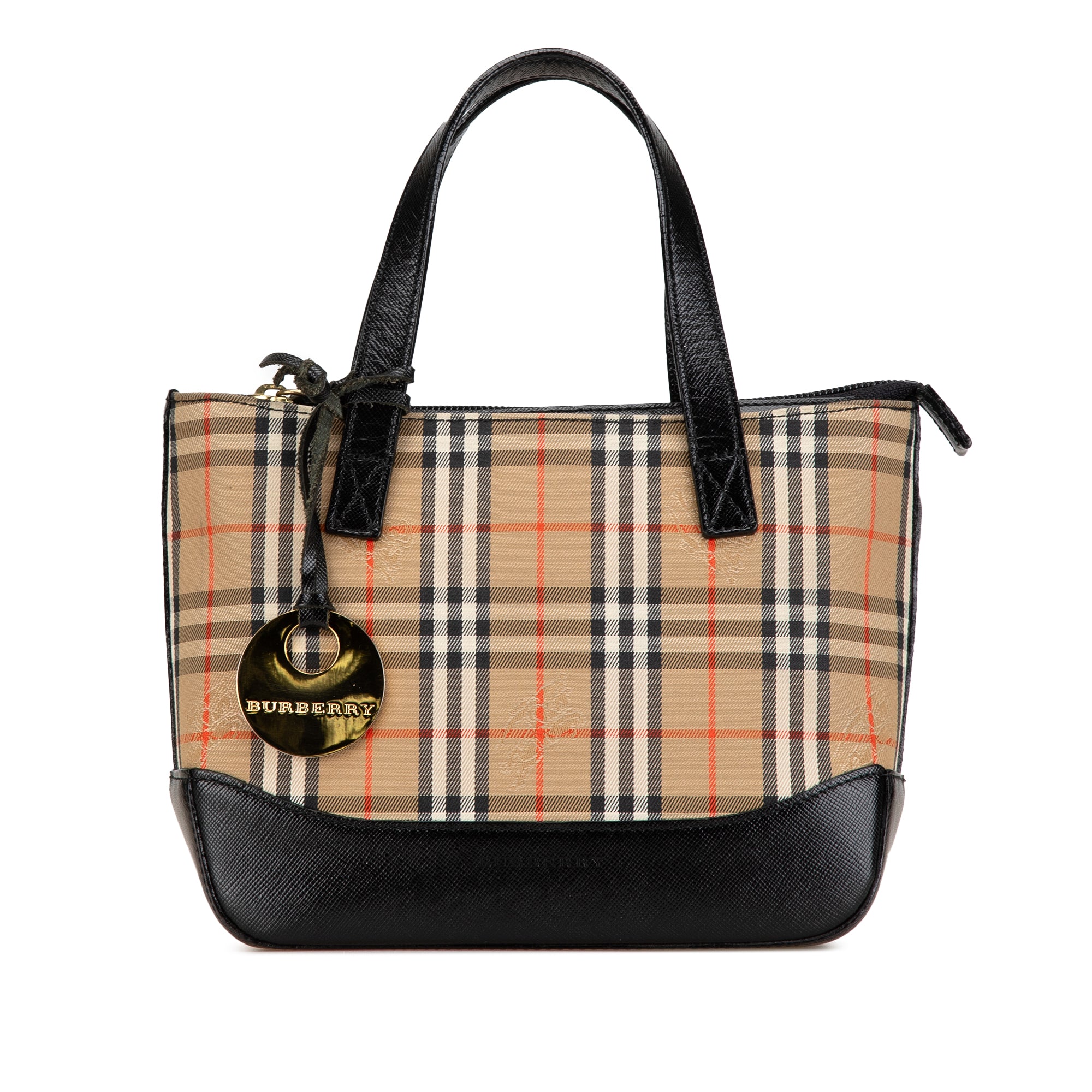 Haymarket Check Canvas Handbag