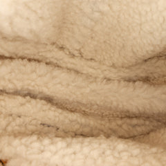 Shearling Suede Saddle Bag