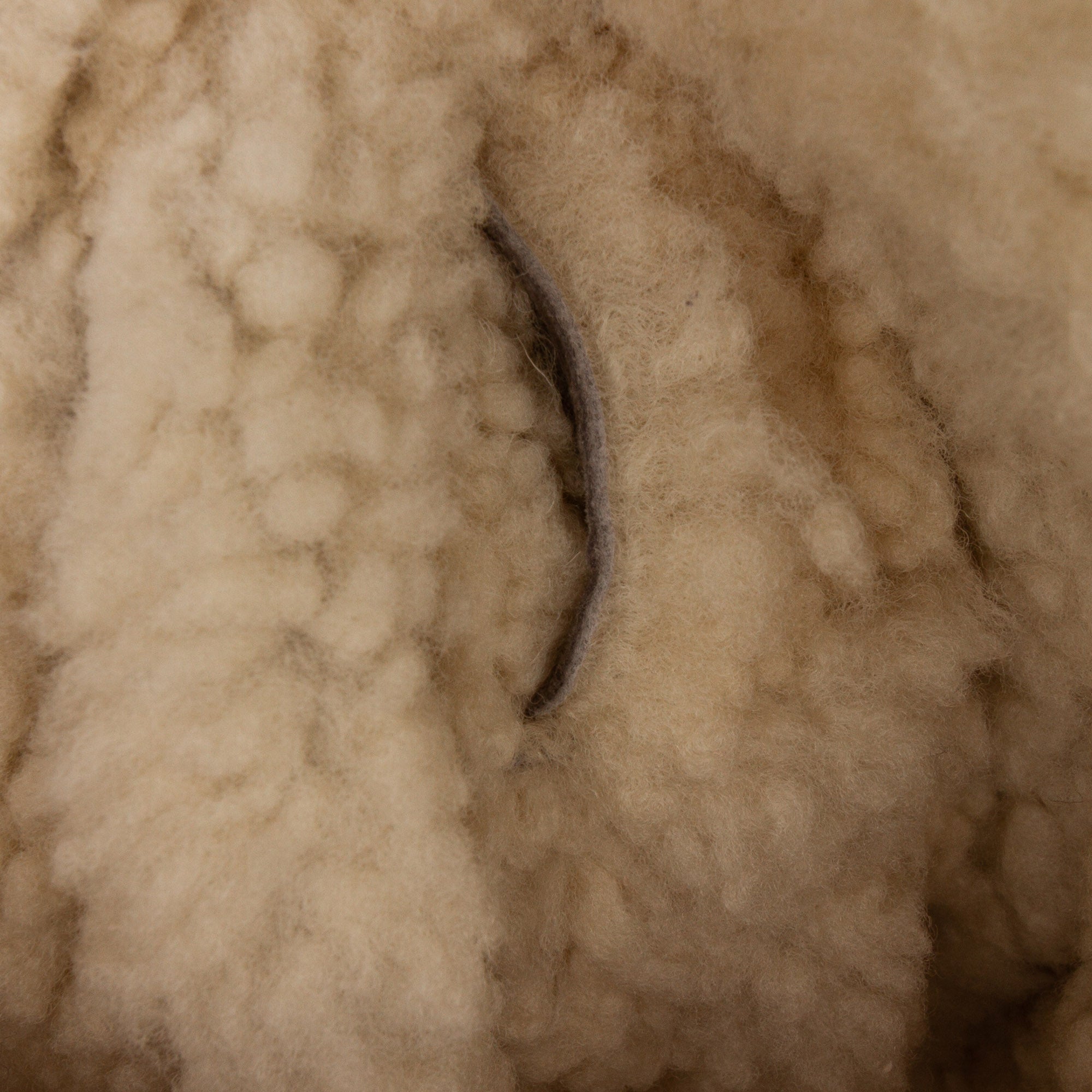 Shearling Suede Saddle Bag