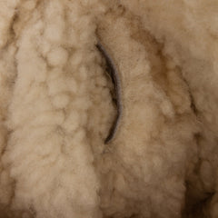 Shearling Suede Saddle Bag