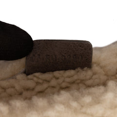 Shearling Suede Saddle Bag