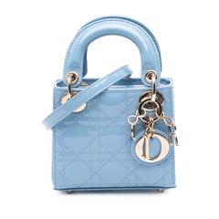 Micro Patent Cannage Lady Dior