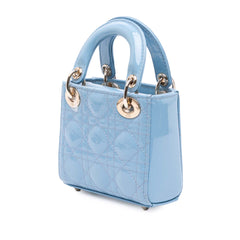 Micro Patent Cannage Lady Dior