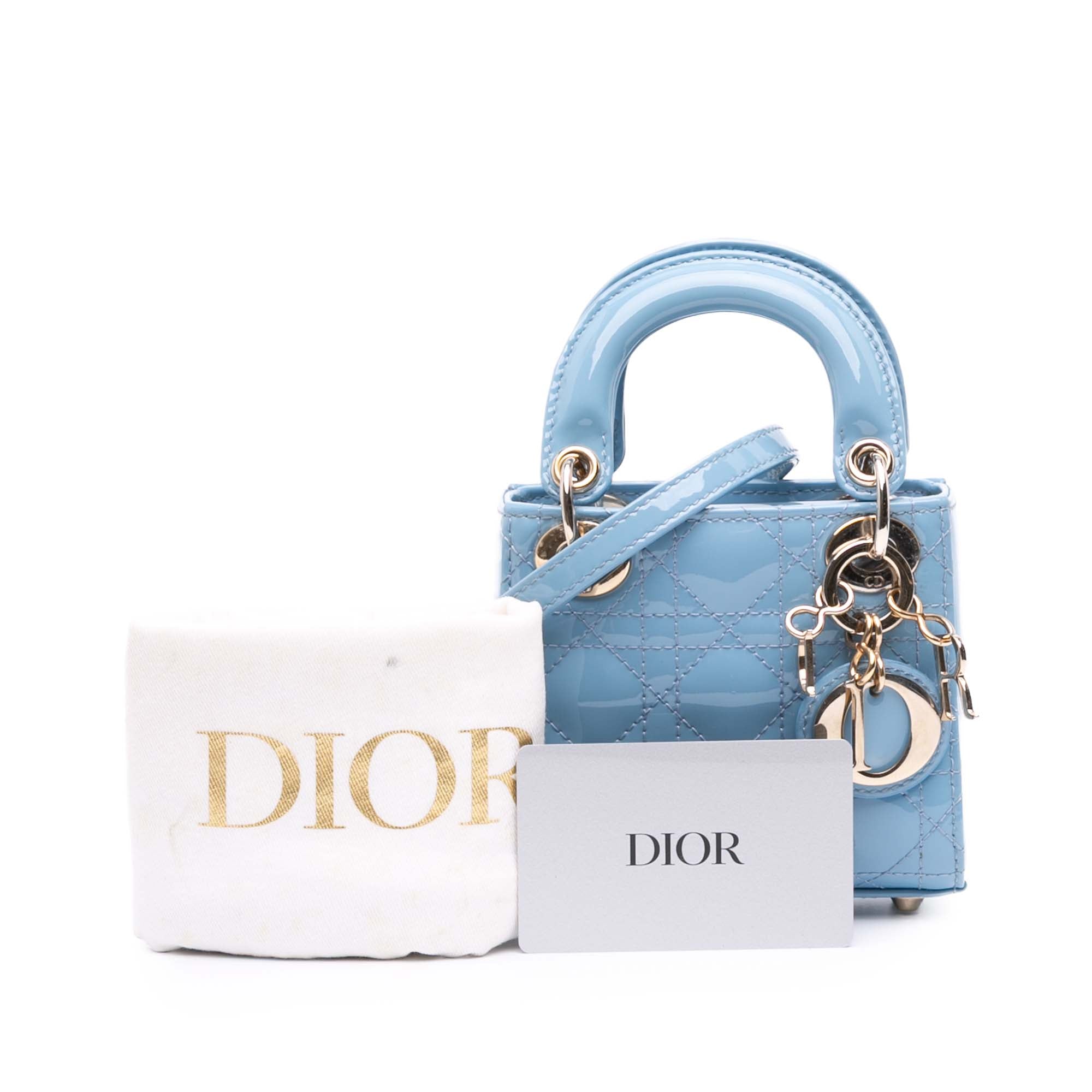 Micro Patent Cannage Lady Dior