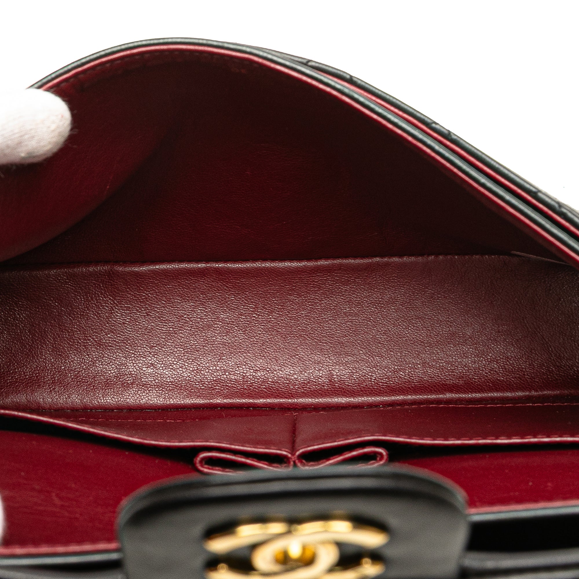 Small Classic Lambskin Double Flap