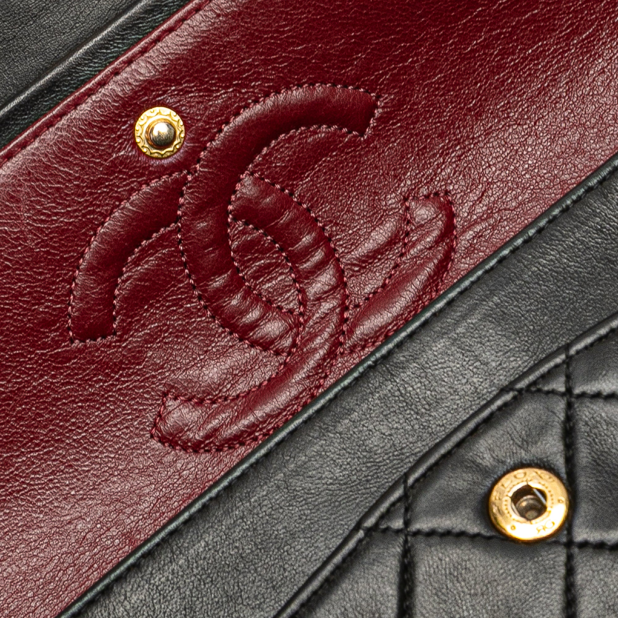 Small Classic Lambskin Double Flap