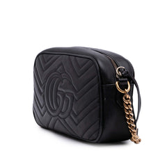Small GG Marmont Matelasse Leather Crossbody