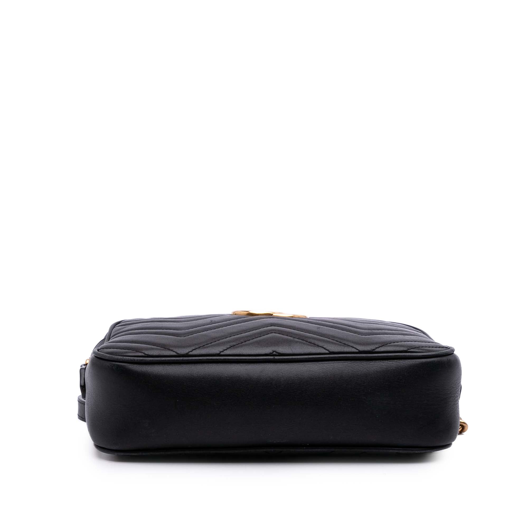 Small GG Marmont Matelasse Leather Crossbody