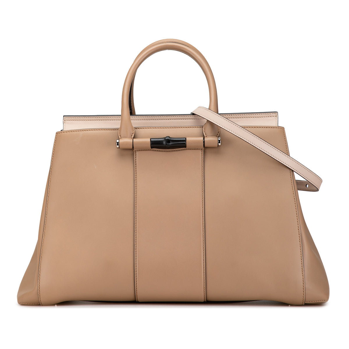 Leather Lady Bamboo Satchel