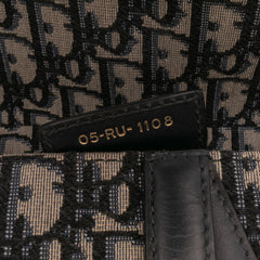 Oblique Canvas Saddle Bag