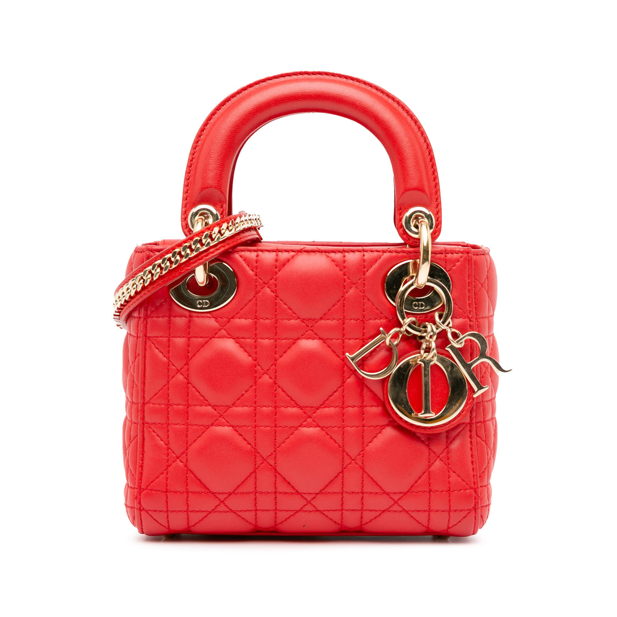 Mini Lambskin Cannage Lady Dior_0