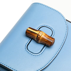 Mini Calfskin Bamboo Top Handle Bag