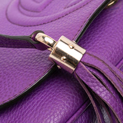 Medium Leather Soho Chain Flap Crossbody