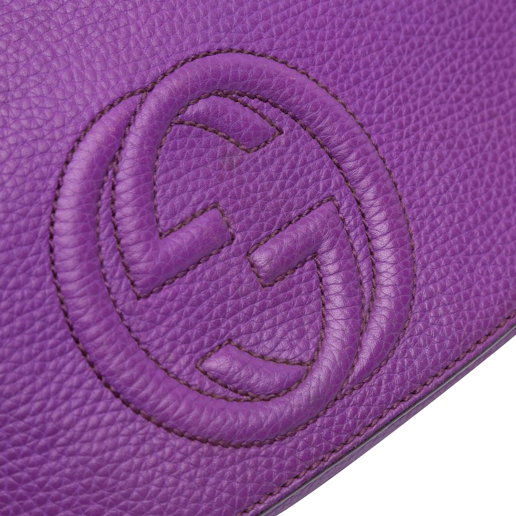 Medium Leather Soho Chain Flap Crossbody