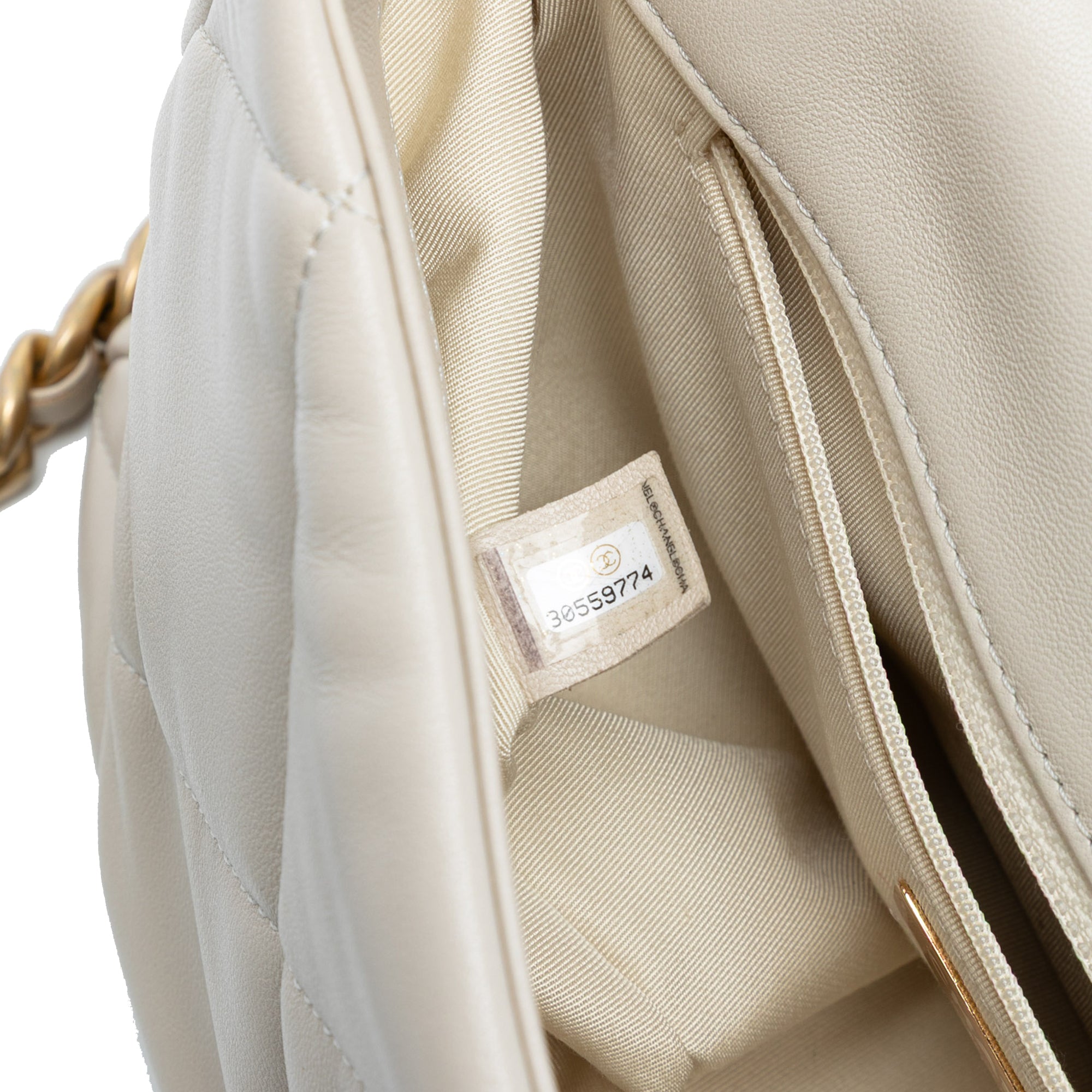 Large Lambskin 19 Flap