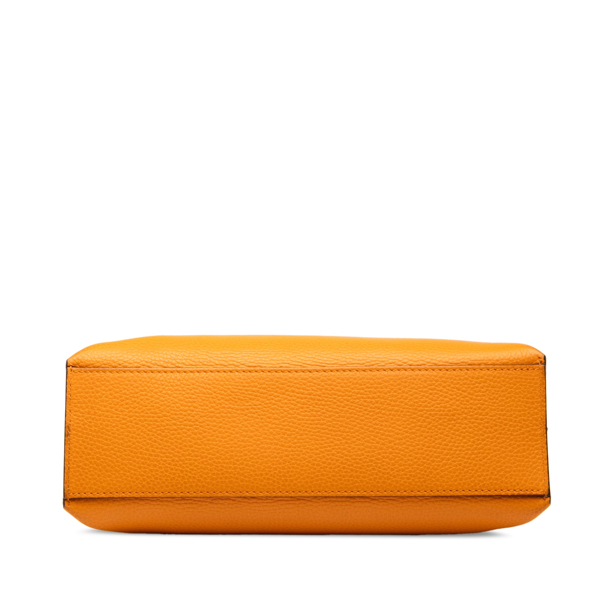 Small Leather Bamboo Daily Satchel