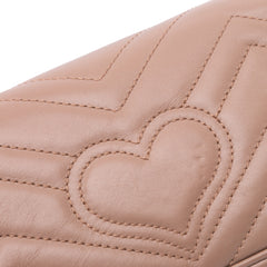 Mini GG Marmont Matelasse Leather Flap Crossbody