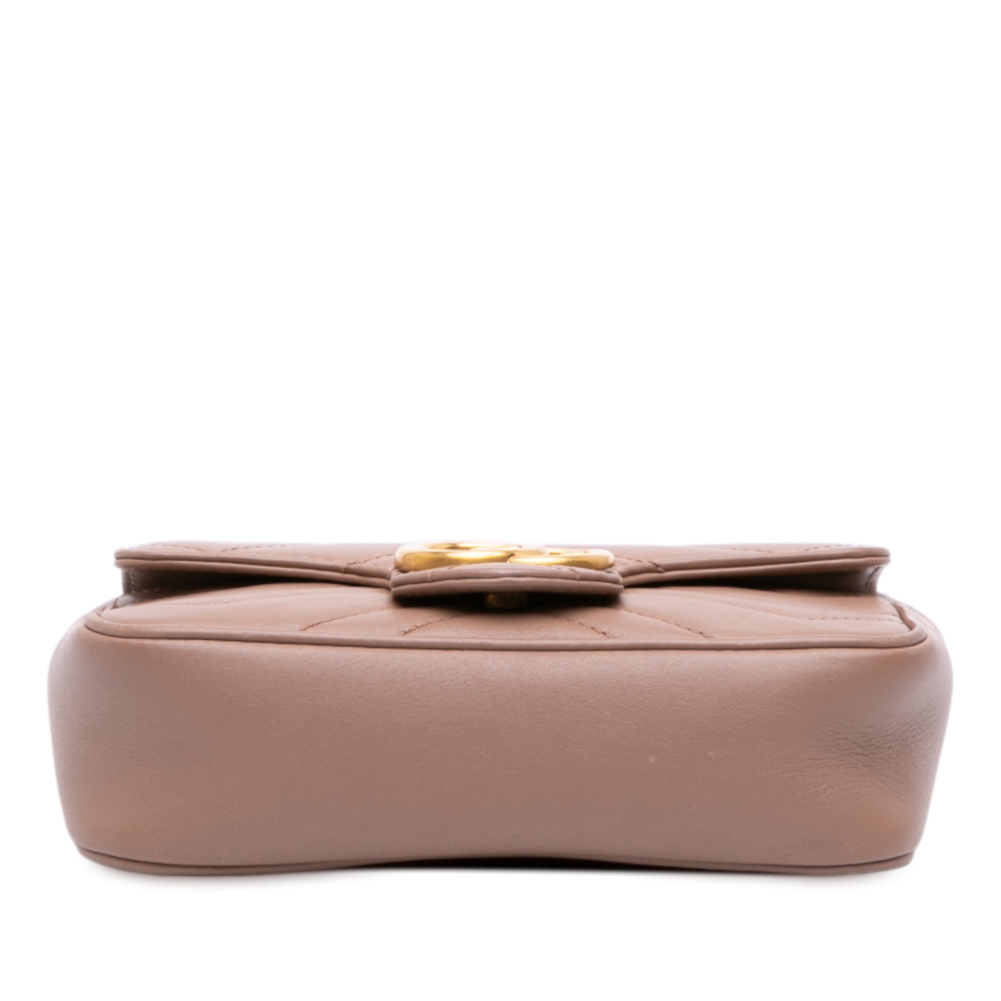 Mini GG Marmont Matelasse Leather Flap Crossbody