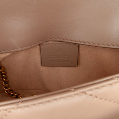 Mini GG Marmont Matelasse Leather Flap Crossbody