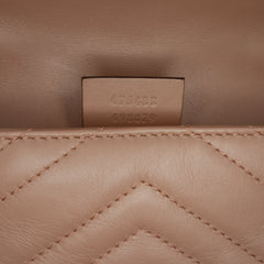 Mini GG Marmont Matelasse Leather Flap Crossbody