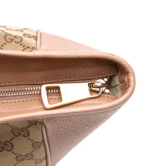 GG Canvas and Leather Bree Tote