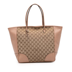 GG Canvas and Leather Bree Tote