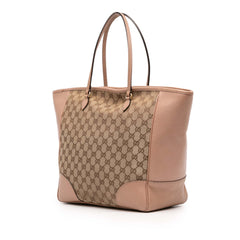 GG Canvas and Leather Bree Tote