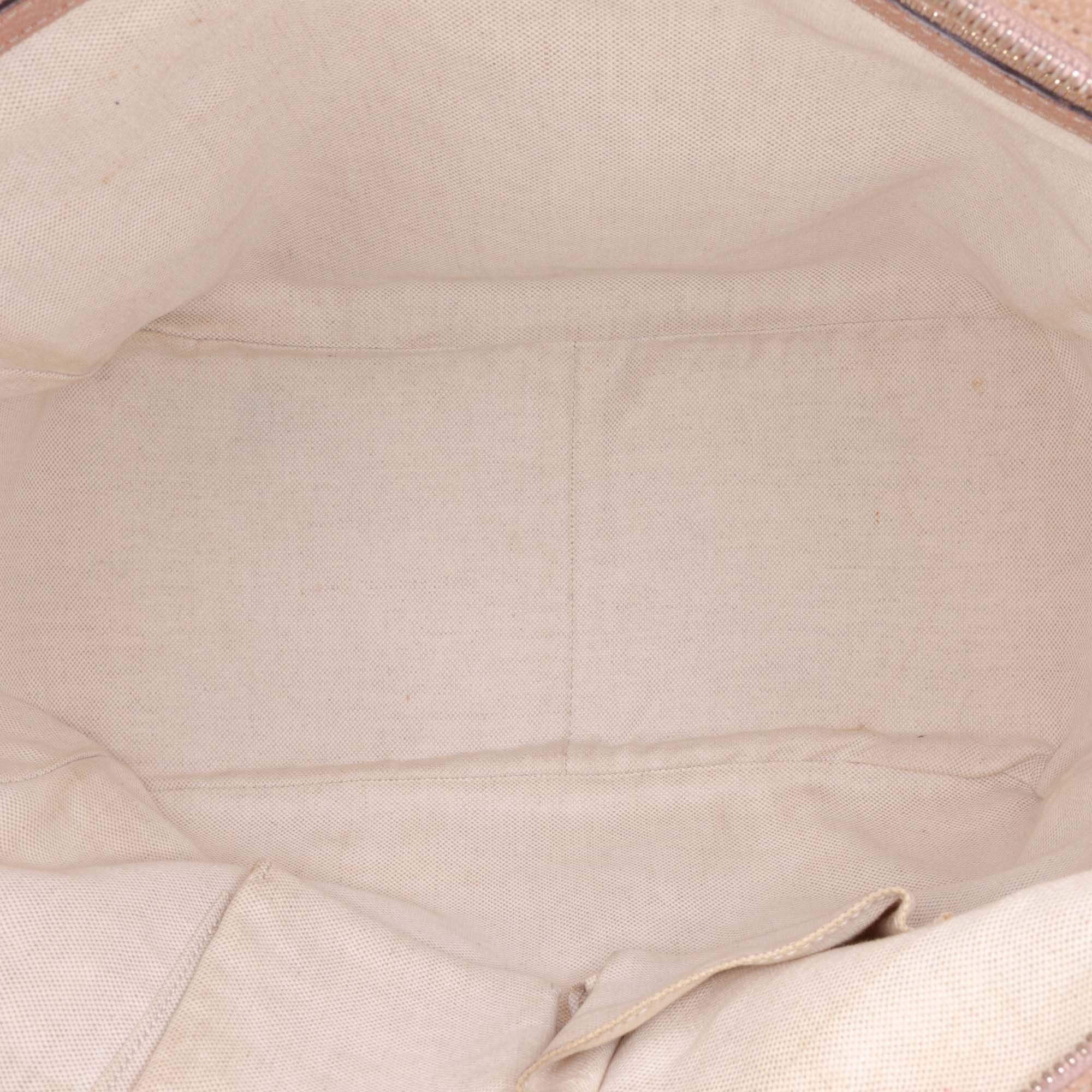 GG Canvas and Leather Bree Tote