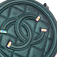 Caviar CC Filigree Round Crossbody_8