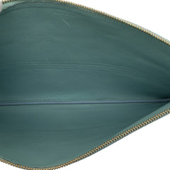 Bicolor Lambskin Solo Clutch