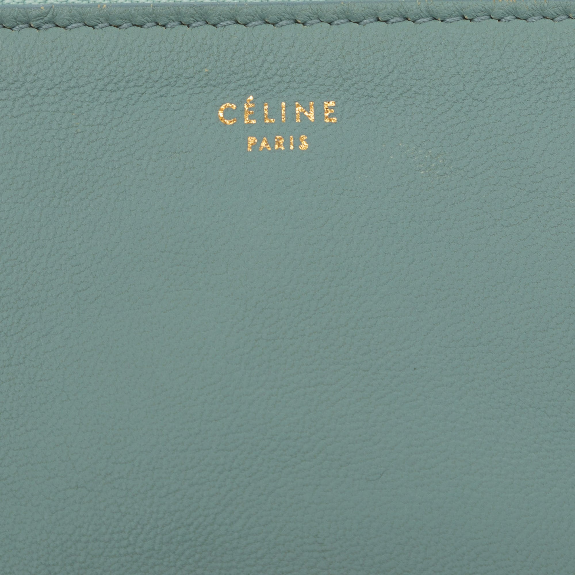 Bicolor Lambskin Solo Clutch