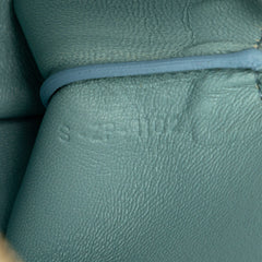 Bicolor Lambskin Solo Clutch