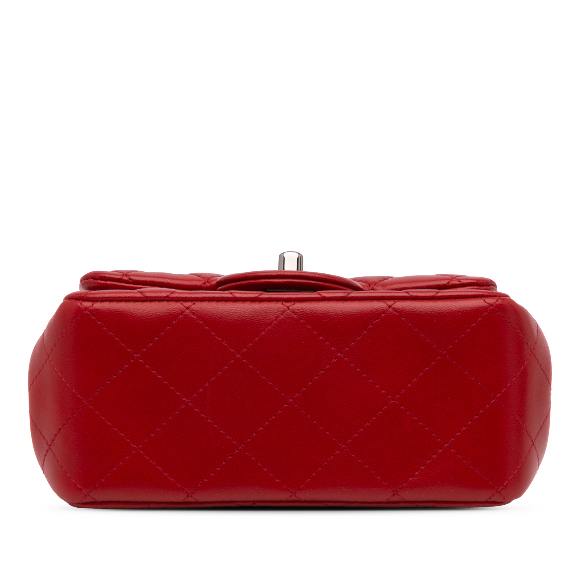 Mini Square Classic Lambskin Single Flap