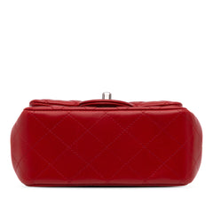Mini Square Classic Lambskin Single Flap