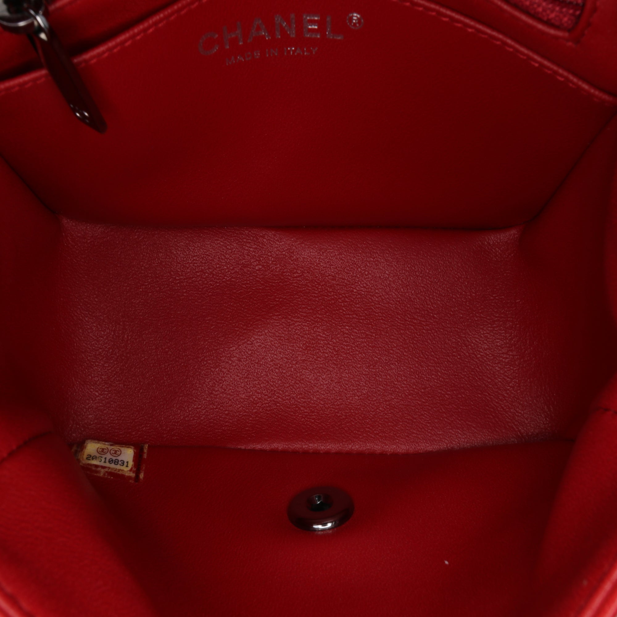 Mini Square Classic Lambskin Single Flap