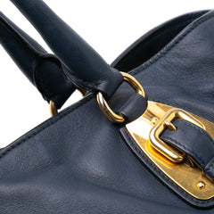 Soft Calfskin Open Convertible Shopping Tote