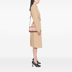 Haymarket Check Coated Canvas Peyton Crossbody
